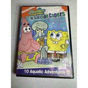 SpongeBob SquarePants The Seascape Capers DVD 10 Episodes - Very Good